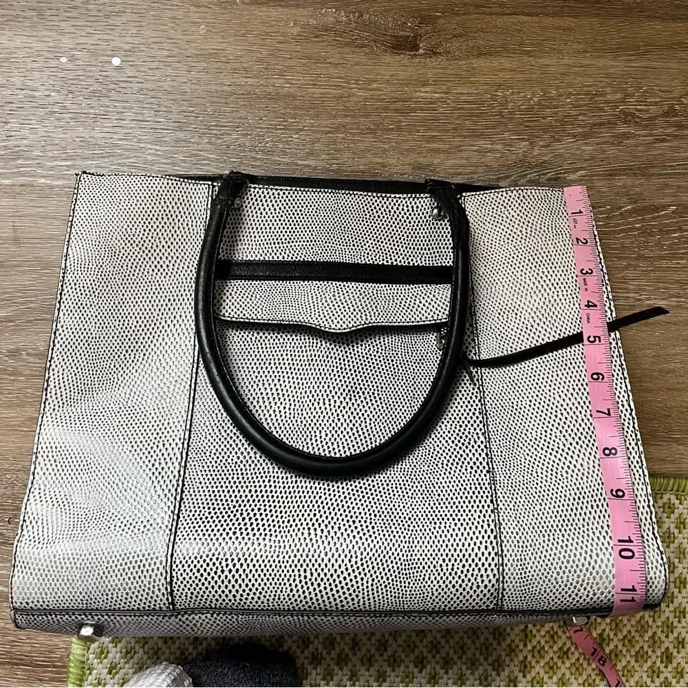 Rebecca Minkoff MAB Large Tote Black White